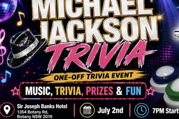 Michael Jackson Trivia Night at Sir Joseph Banks Hotel